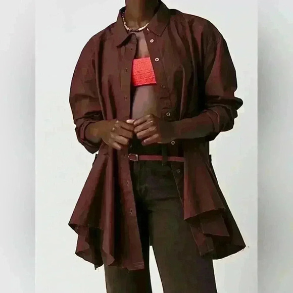 FREE PEOPLE We The Free - Freya Poplin Tunic timeless relaxed fit size S . - Picture 1 of 14